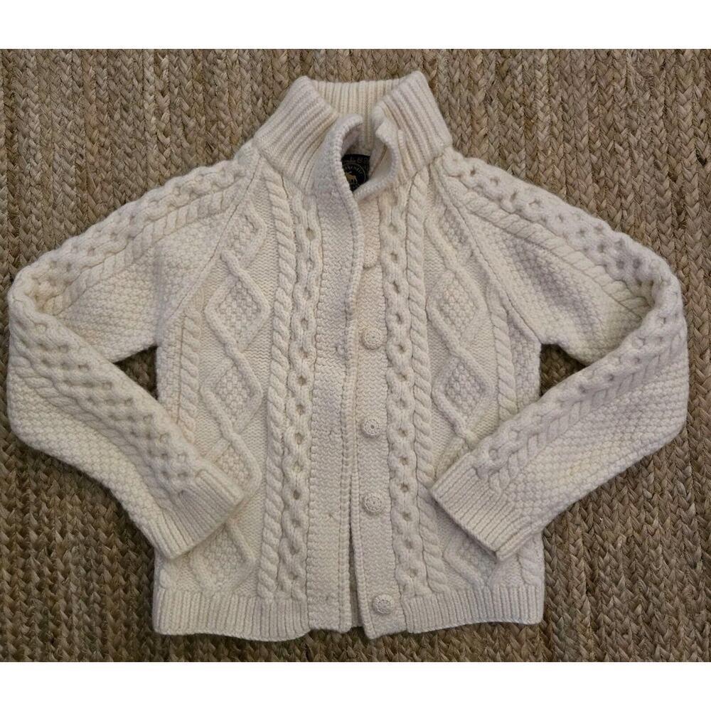 Abercrombie & Fitch Kids Cream Cable Knit Sweater